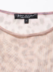 Vintage Betsy Johnson Cheetah Print Long Sleeve Top - Multi | UNIF Clothing for Sale