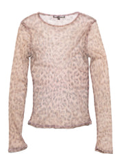 Vintage Betsy Johnson Cheetah Print Long Sleeve Top - Multi | UNIF Clothing for Sale