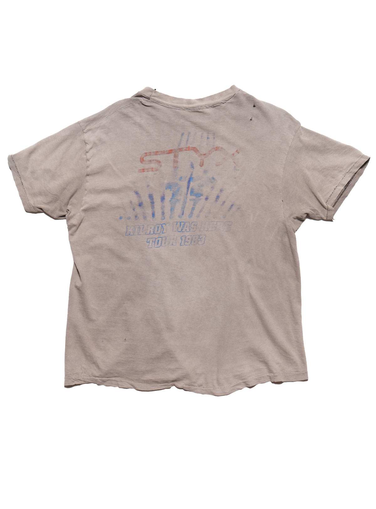 Vintage Styx Kilroy Was Here Tour Tee - Grey | UNIF Clothing outlet