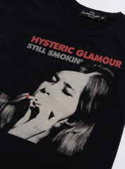 Vintage Hysteric Glamour Still Smokin' Tee - Black | UNIF Clothing Sale