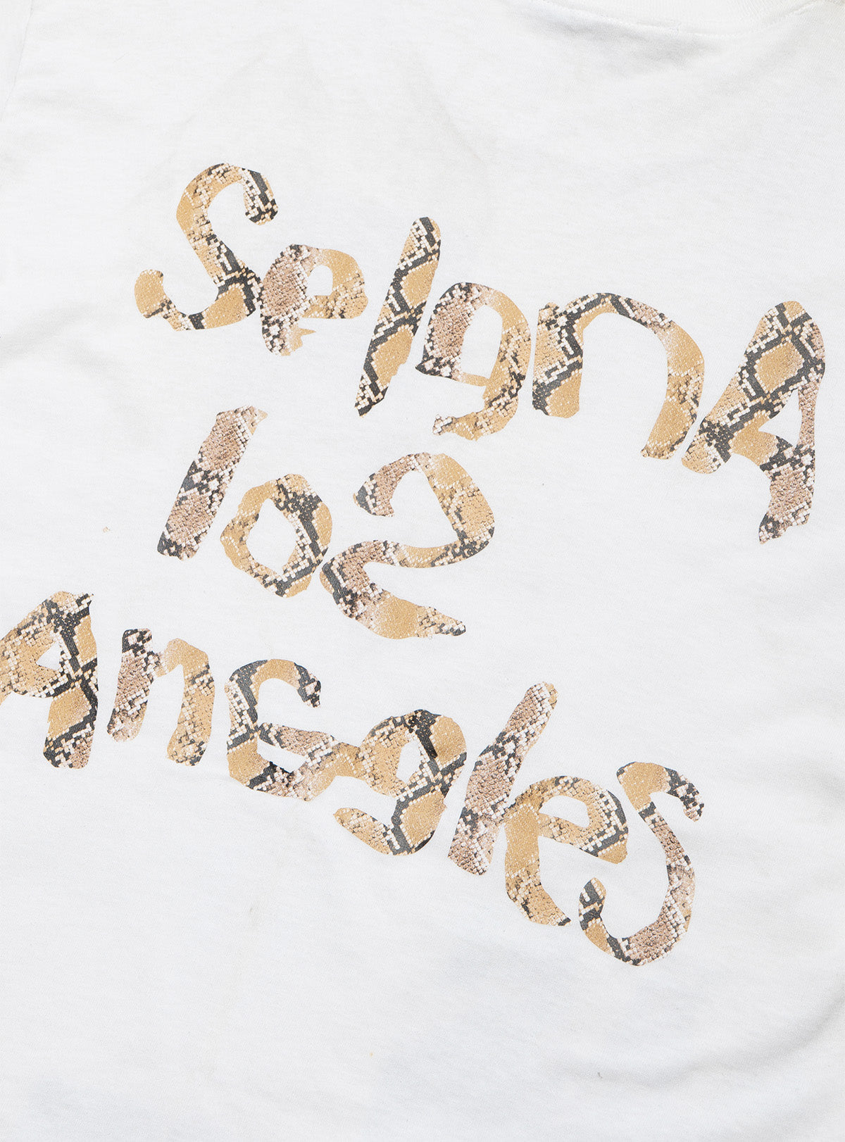 Vintage Selena Devotional LA Tee - White | UNIF Clothing on Sale