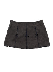 Vintage Charlotte Russe Mini Skirt - Brown | UNIF Clothing discount
