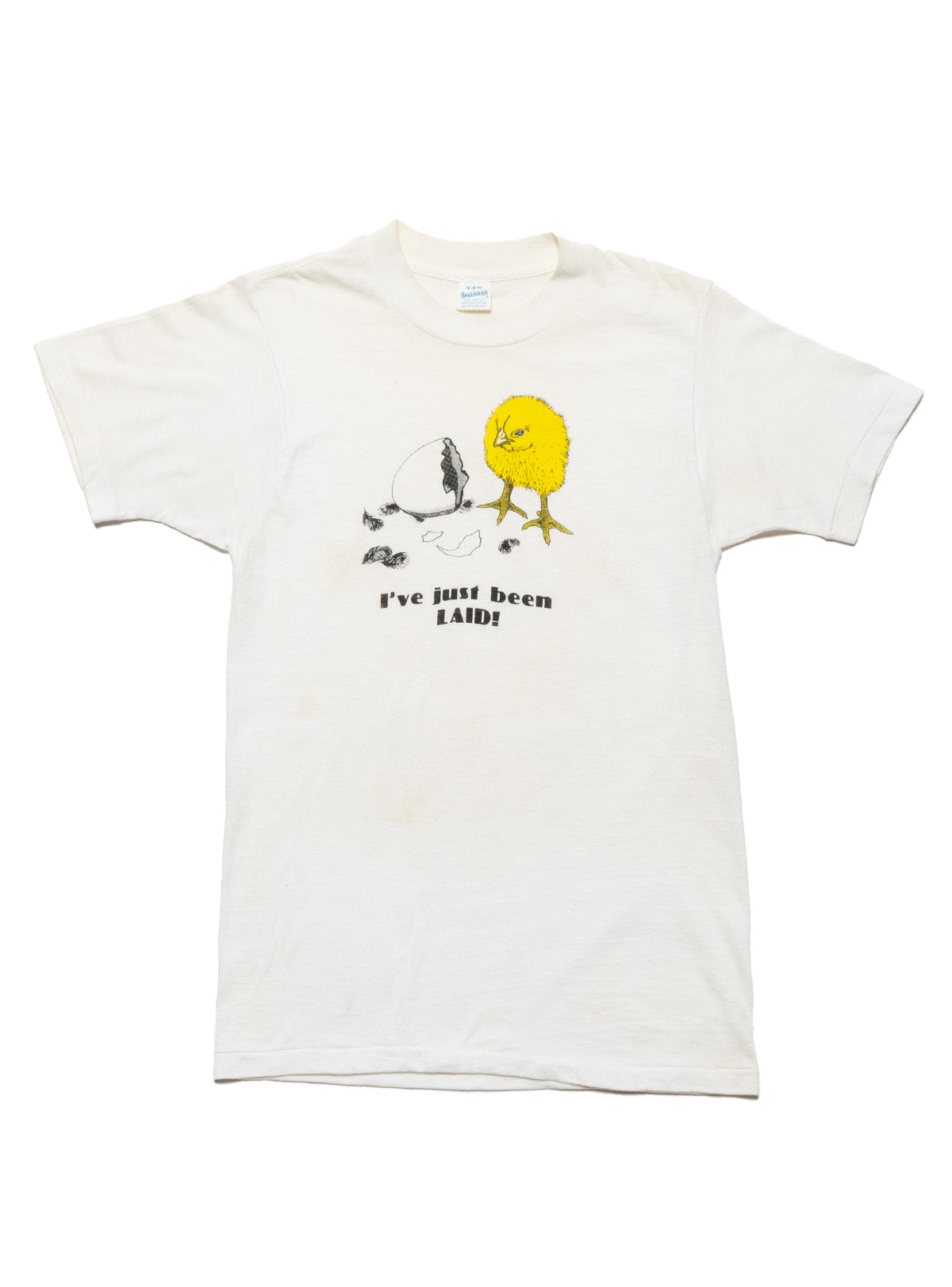 Vintage I've Just Been Laid Tee - White | UNIF Clothing for Sale