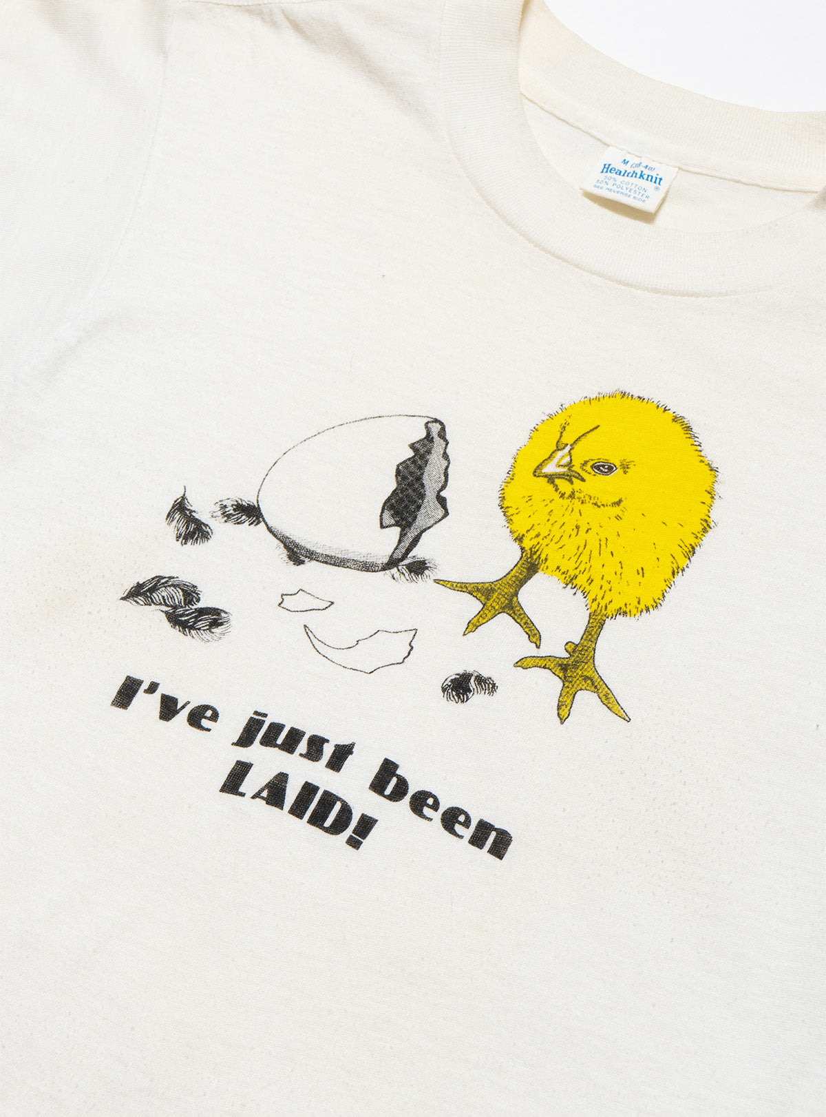 Vintage I've Just Been Laid Tee - White | UNIF Clothing for Sale