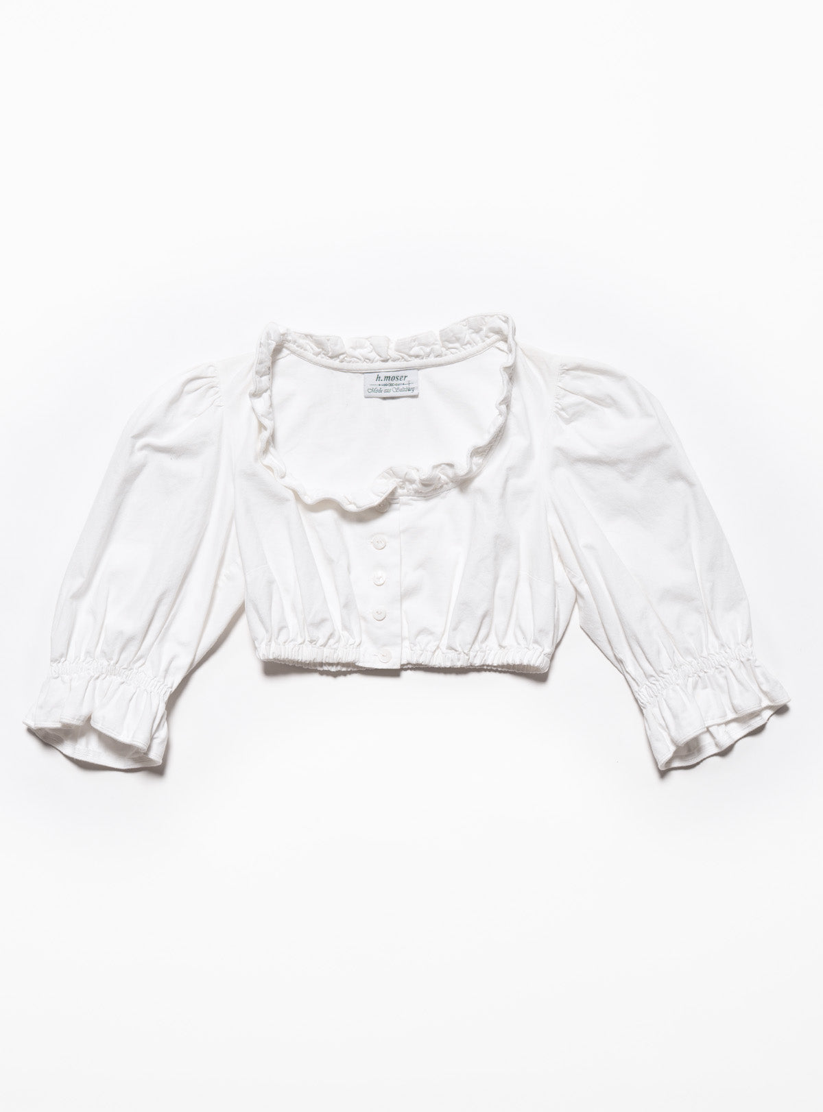 Vintage H Moser Dirndl Top - White | UNIF Clothing outlet