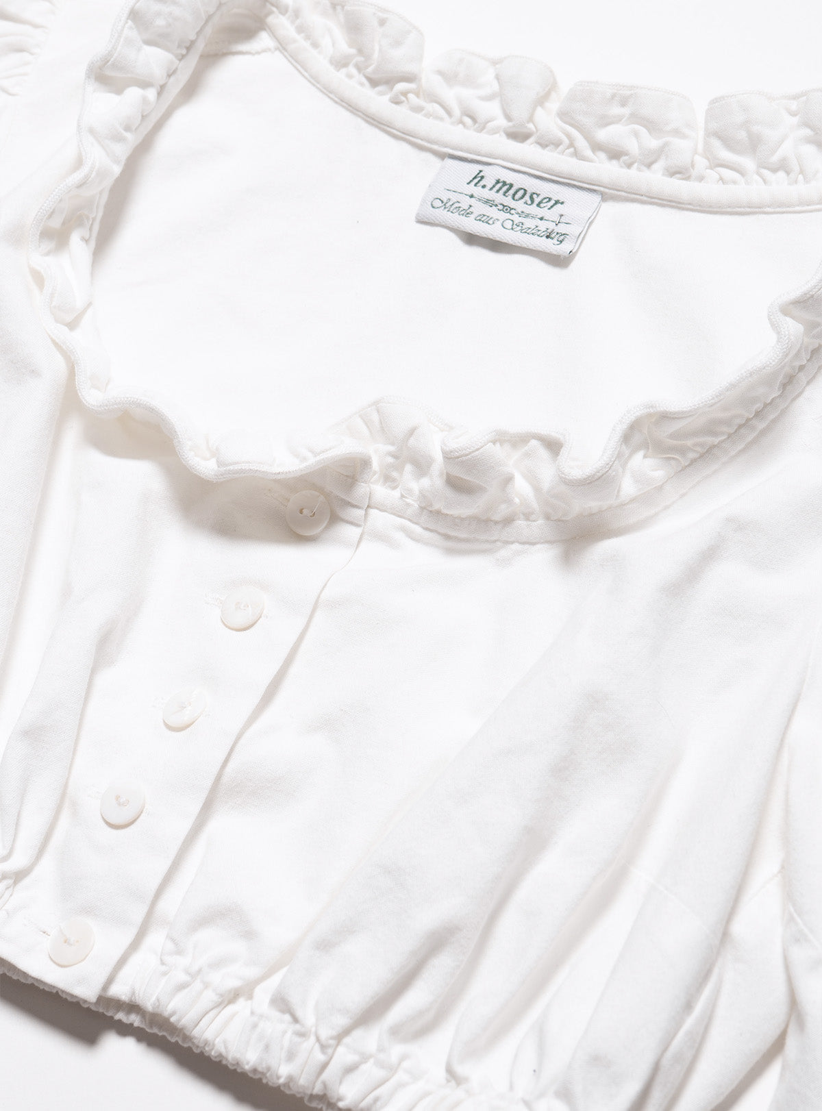 Vintage H Moser Dirndl Top - White | UNIF Clothing outlet