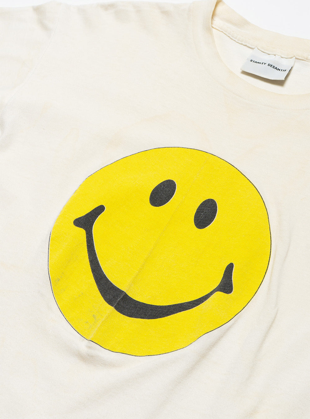 Vintage Stanley Desantis Smiley Face Tee - White | UNIF Clothing Sale
