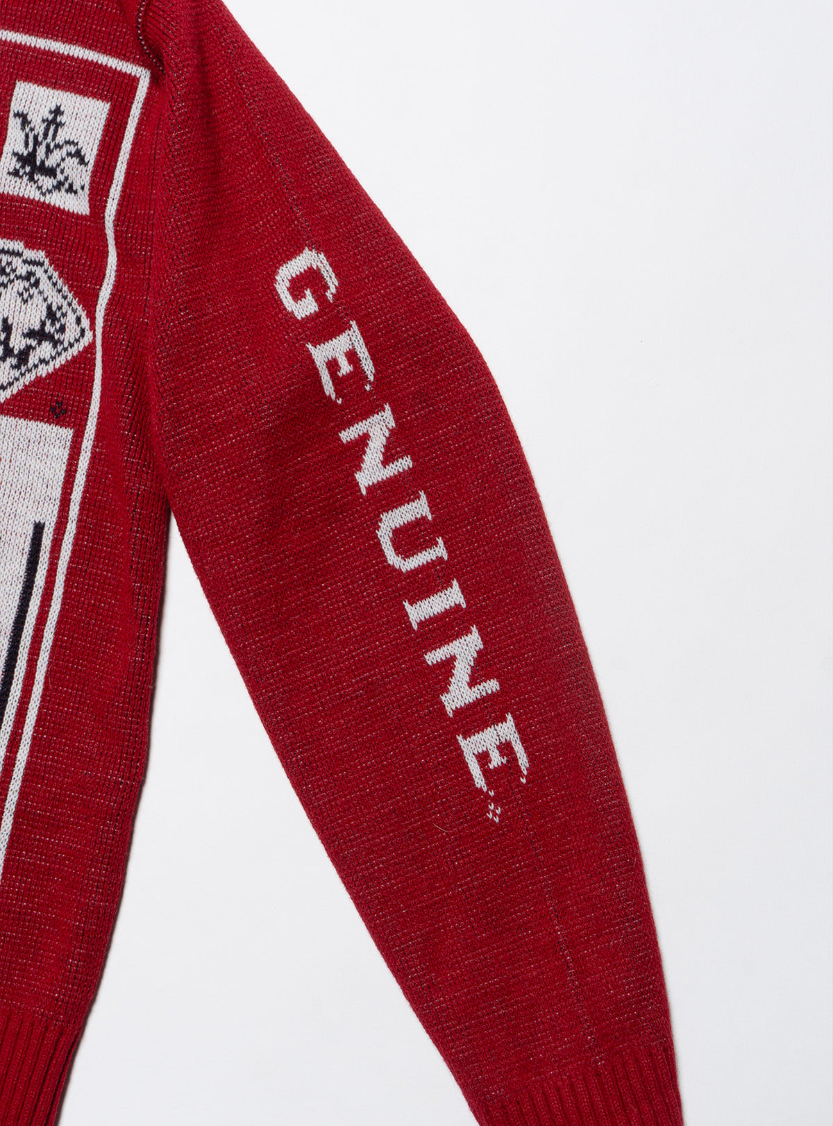 Vintage Budweiser Knit Sweater - Red | UNIF Clothing online