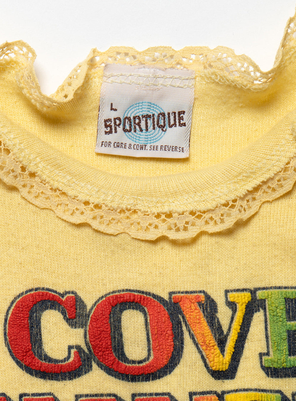 Vintage Cove Haven is for Lovers Tank - Yellow | UNIF Clothing outlet