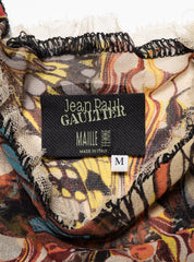 Vintage Jean Paul Gaultier Butterfly Mesh Tank - Multi | UNIF Clothing on Sale