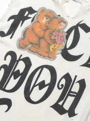 Vintage UNIF Fuck You Bears Sleeveless Tee - White | UNIF Clothing discount