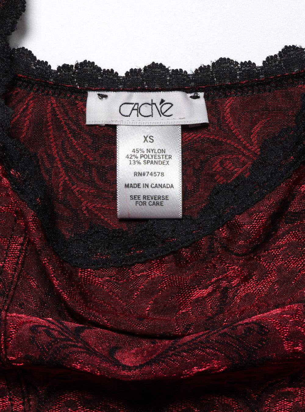 Vintage Caché Red Velvet top - Red | UNIF Clothing near me