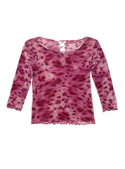 Vintage MNG 3/4 Sleeve Top - Pink | UNIF Clothing Sale