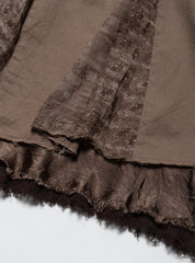 Vintage Vila Skirt - Brown | UNIF Clothing on Sale