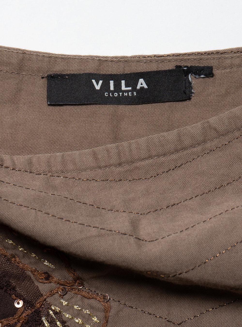 Vintage Vila Skirt - Brown | UNIF Clothing on Sale