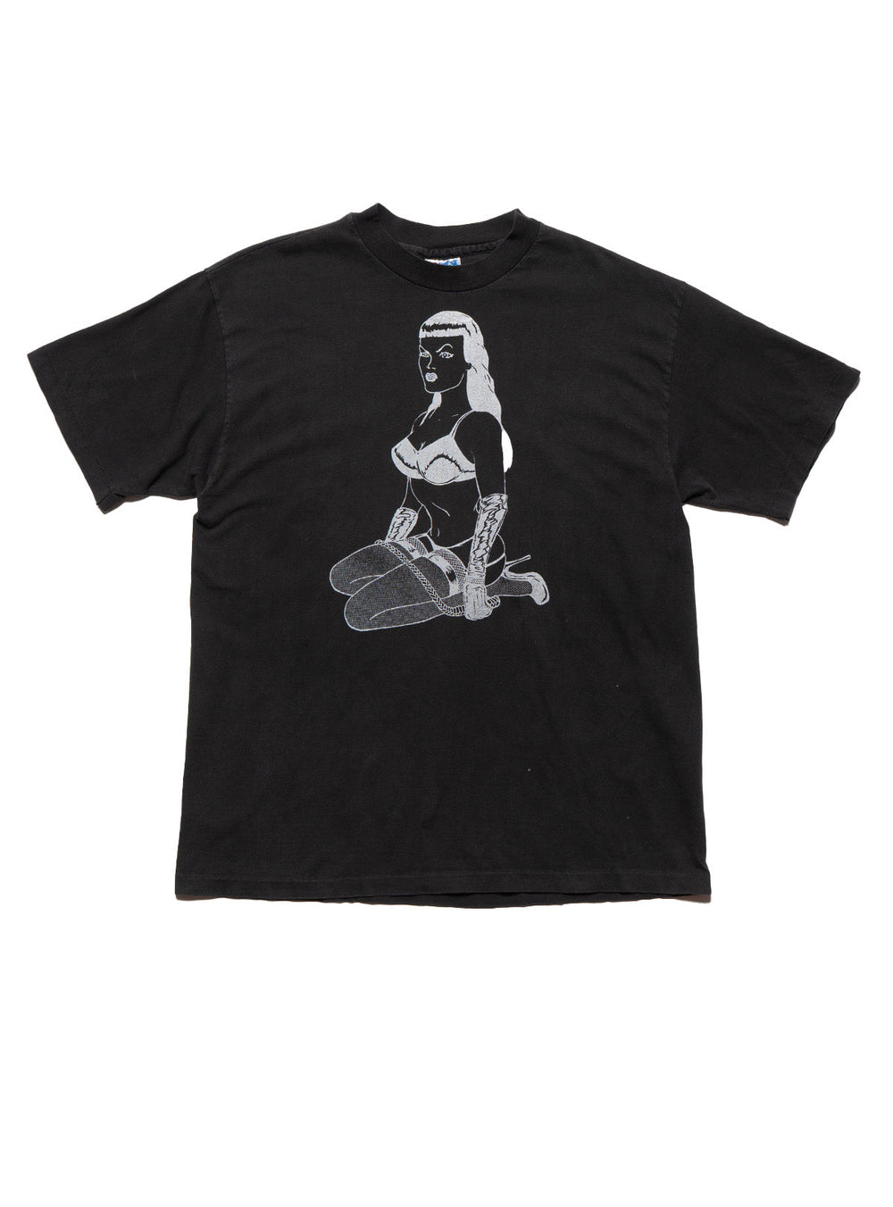 Vintage Dominatrix Tee - Black | UNIF Clothing for Sale