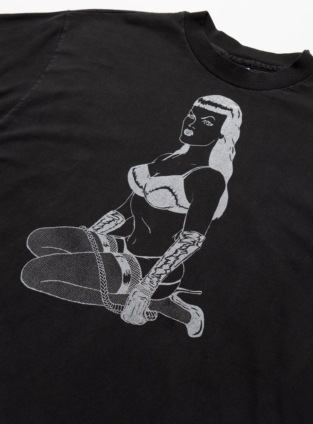 Vintage Dominatrix Tee - Black | UNIF Clothing for Sale