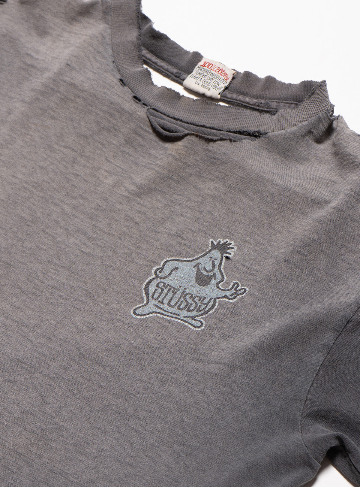 Vintage Stussy Tee - Grey | UNIF Clothing online