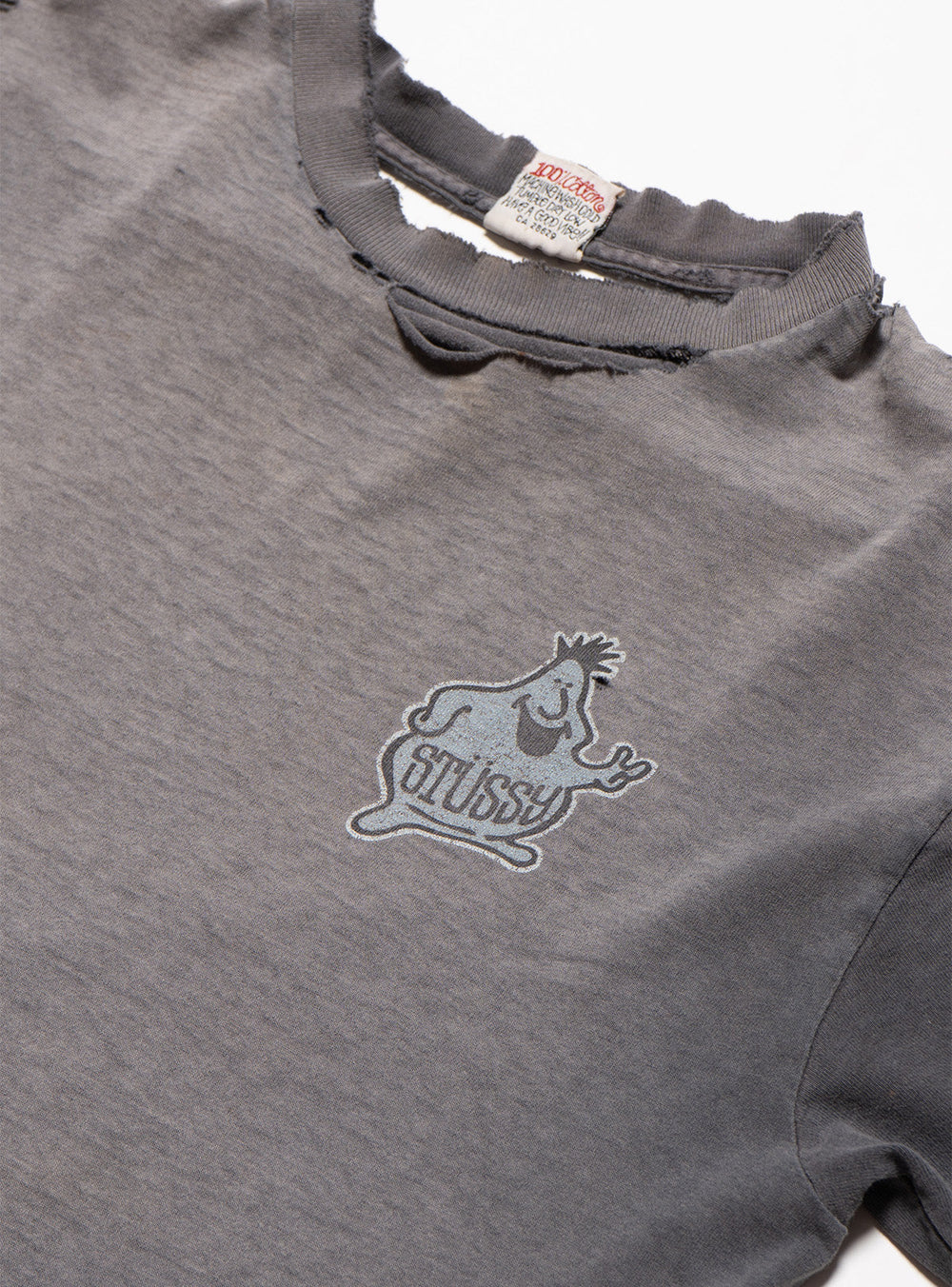 Vintage Stussy Tee - Grey | UNIF Clothing online