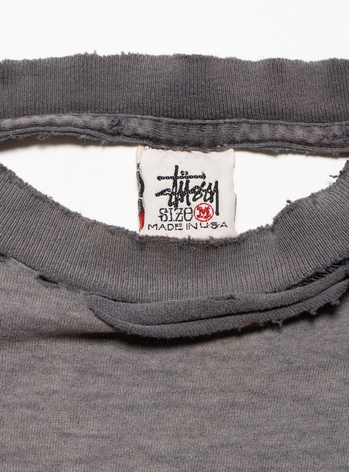 Vintage Stussy Tee - Grey | UNIF Clothing online