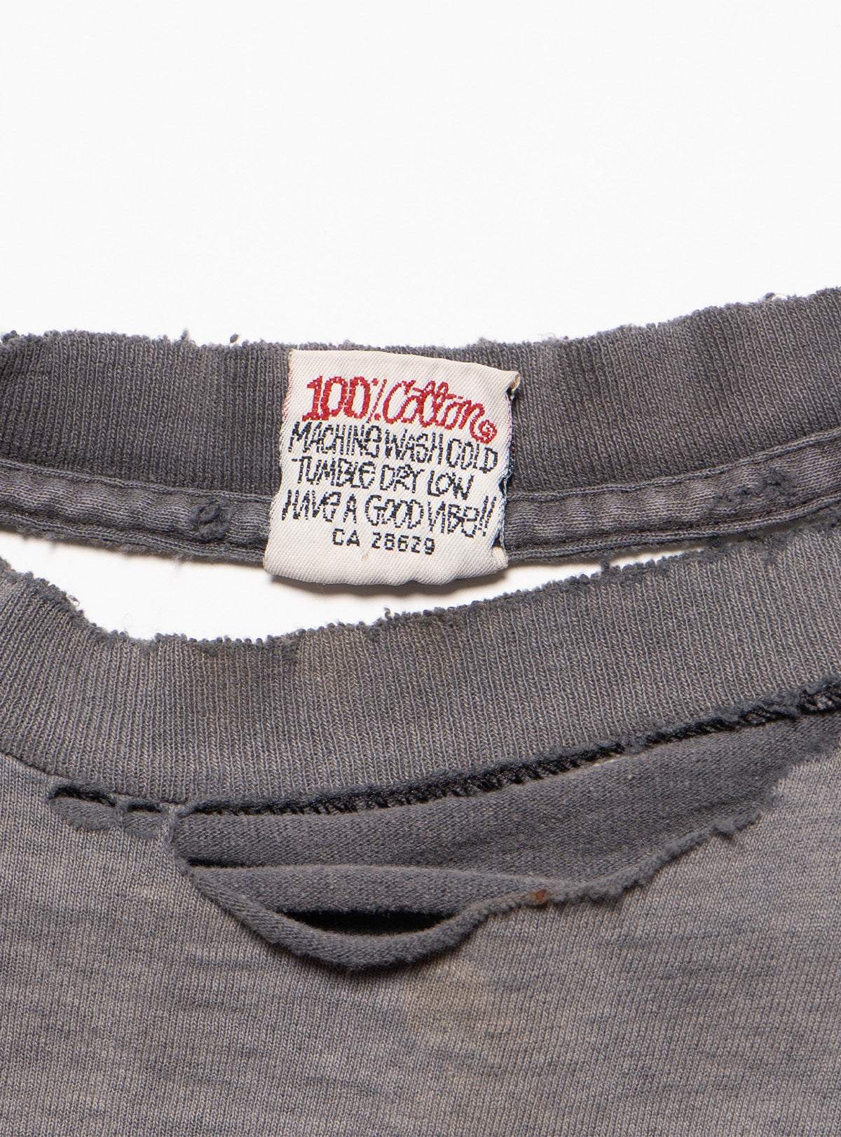 Vintage Stussy Tee - Grey | UNIF Clothing online