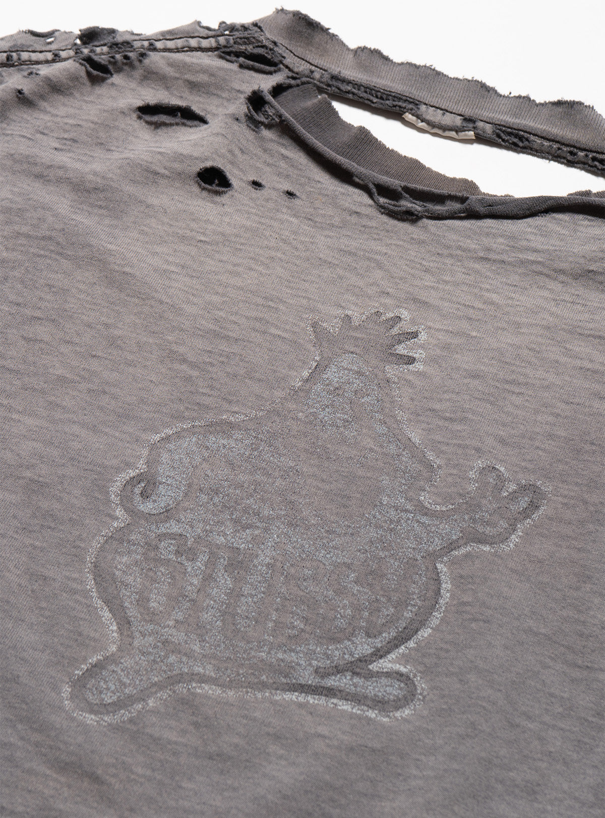 Vintage Stussy Tee - Grey | UNIF Clothing online