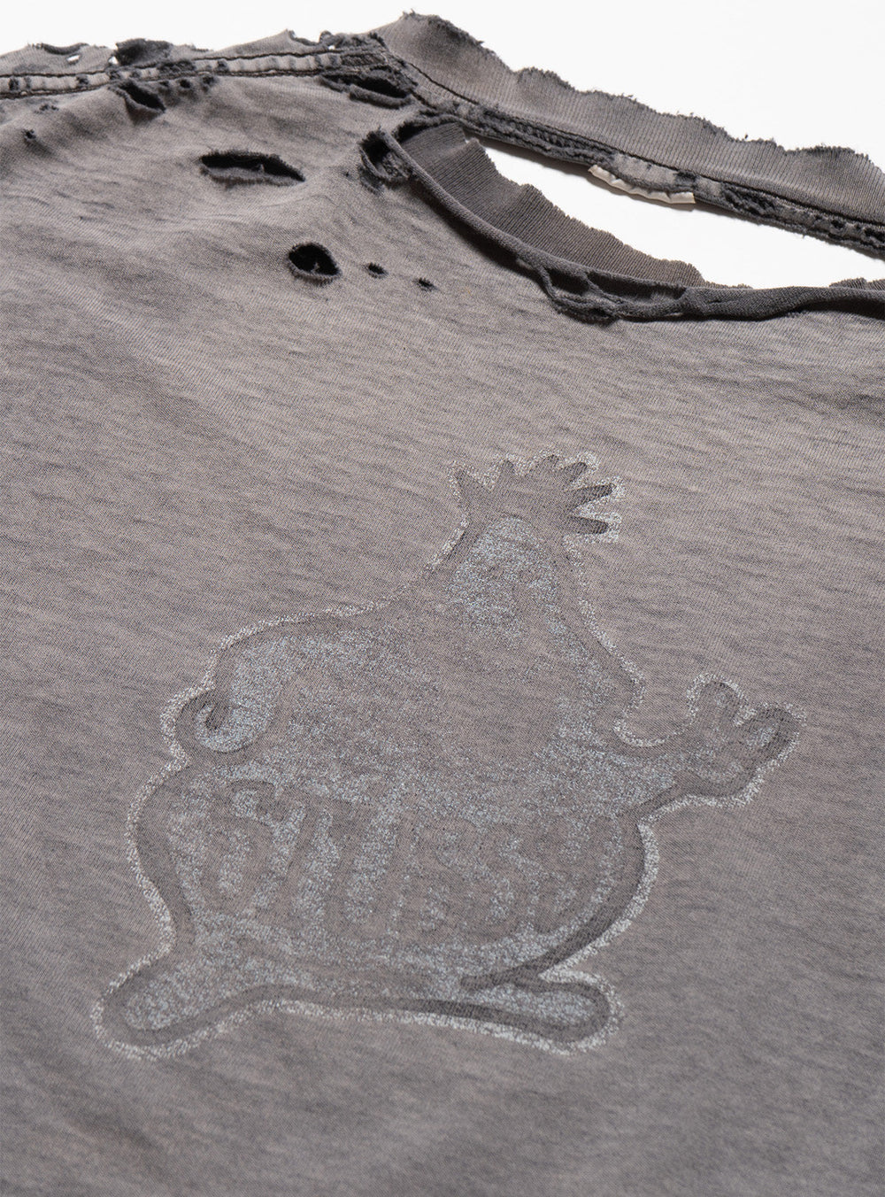 Vintage Stussy Tee - Grey | UNIF Clothing online