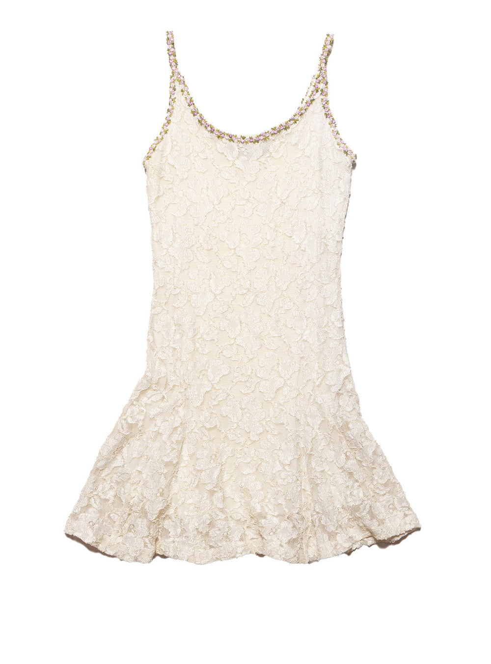 Vintage Betsy Johnson Cream Lace Mini Dress - Beige | UNIF Clothing outlet