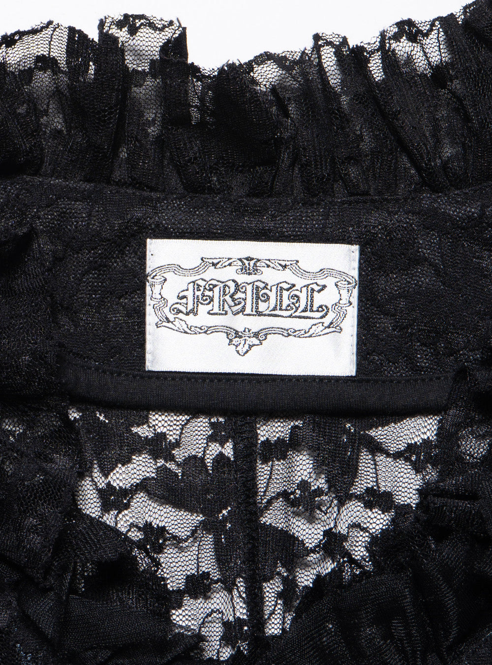 Vintage Frill by h.naoto Bolero Lace Cardigan - Black | UNIF Clothing online shop