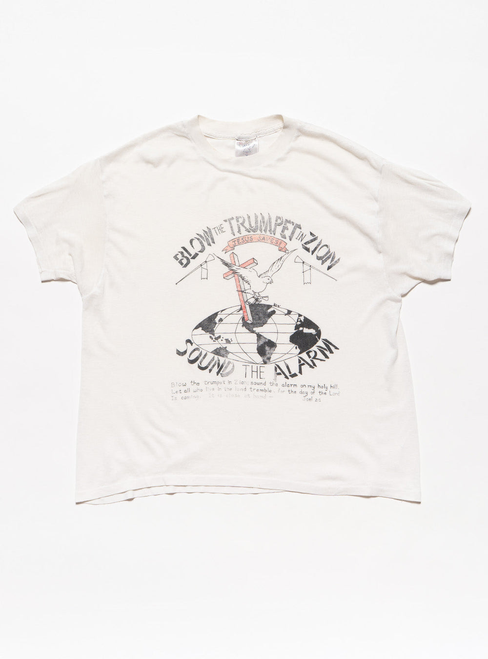 Vintage Sound The Alarm Tee - White | UNIF Clothing Sale