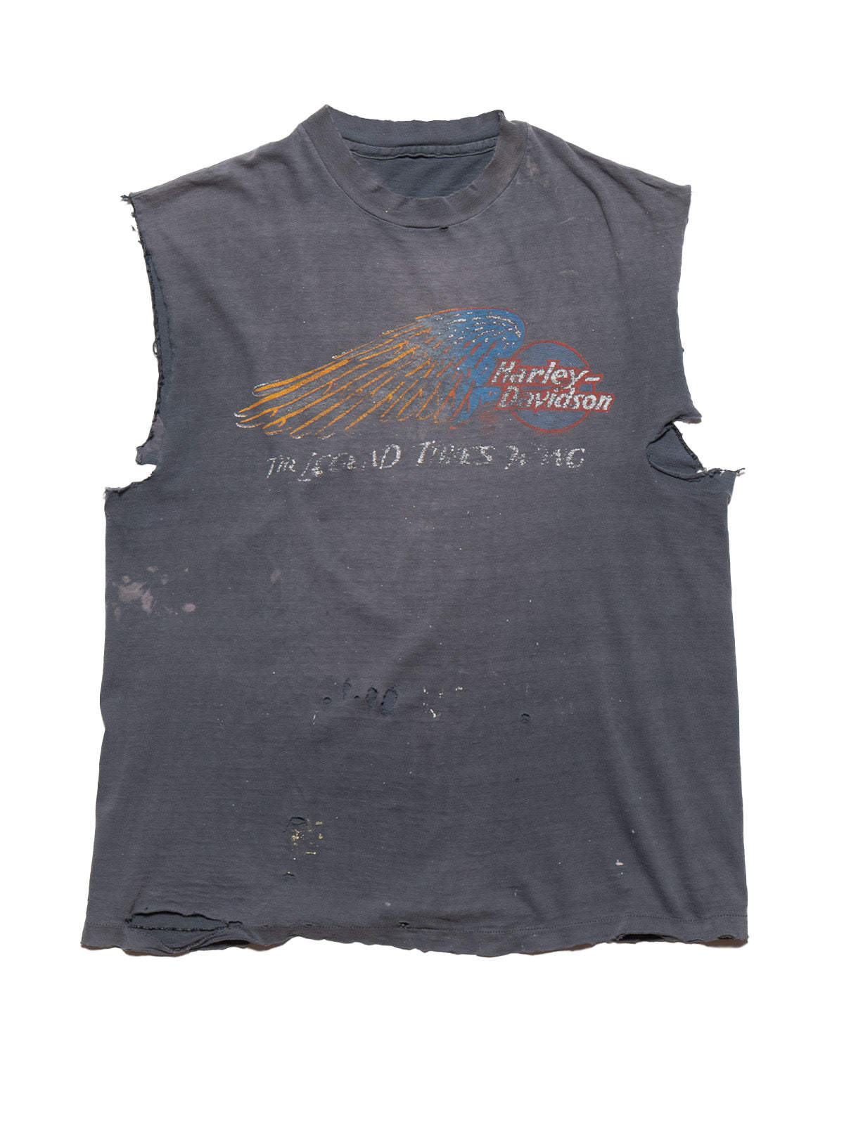 Vintage Harley Las Vegas Sleeveless Tee - Black | UNIF Clothing discount
