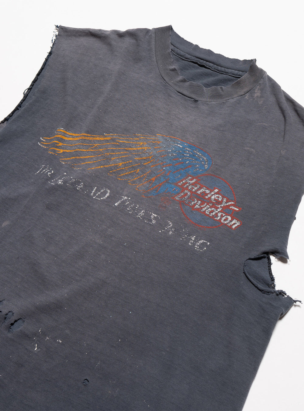 Vintage Harley Las Vegas Sleeveless Tee - Black | UNIF Clothing discount
