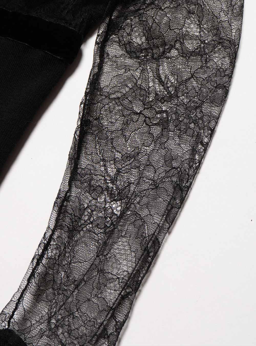 Vintage Blumarine lace Rose Sweater - Black | UNIF Clothing near me