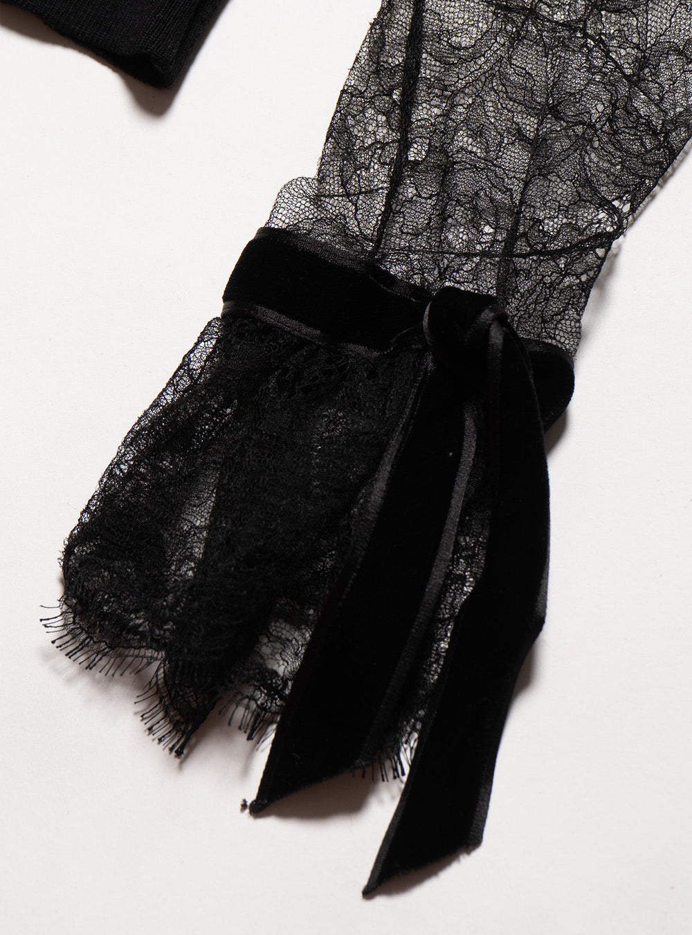 Vintage Blumarine lace Rose Sweater - Black | UNIF Clothing near me