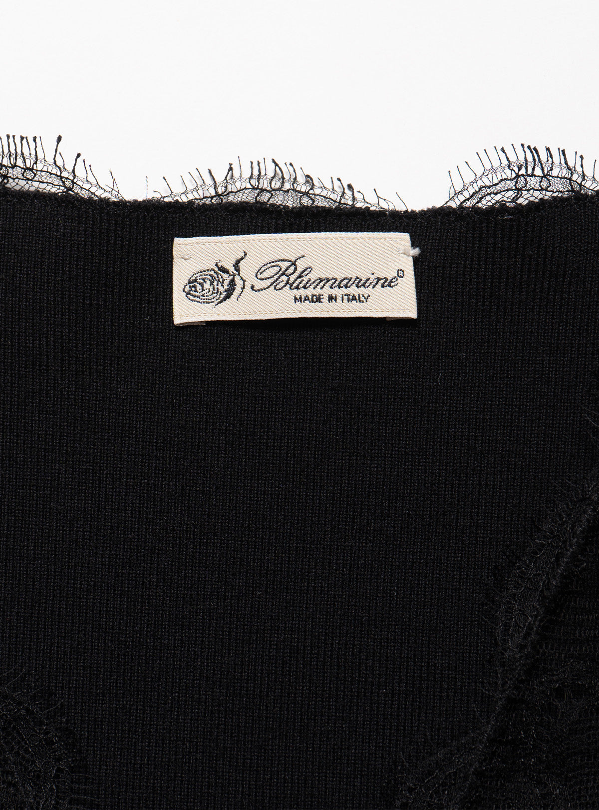 Vintage Blumarine lace Rose Sweater - Black | UNIF Clothing near me