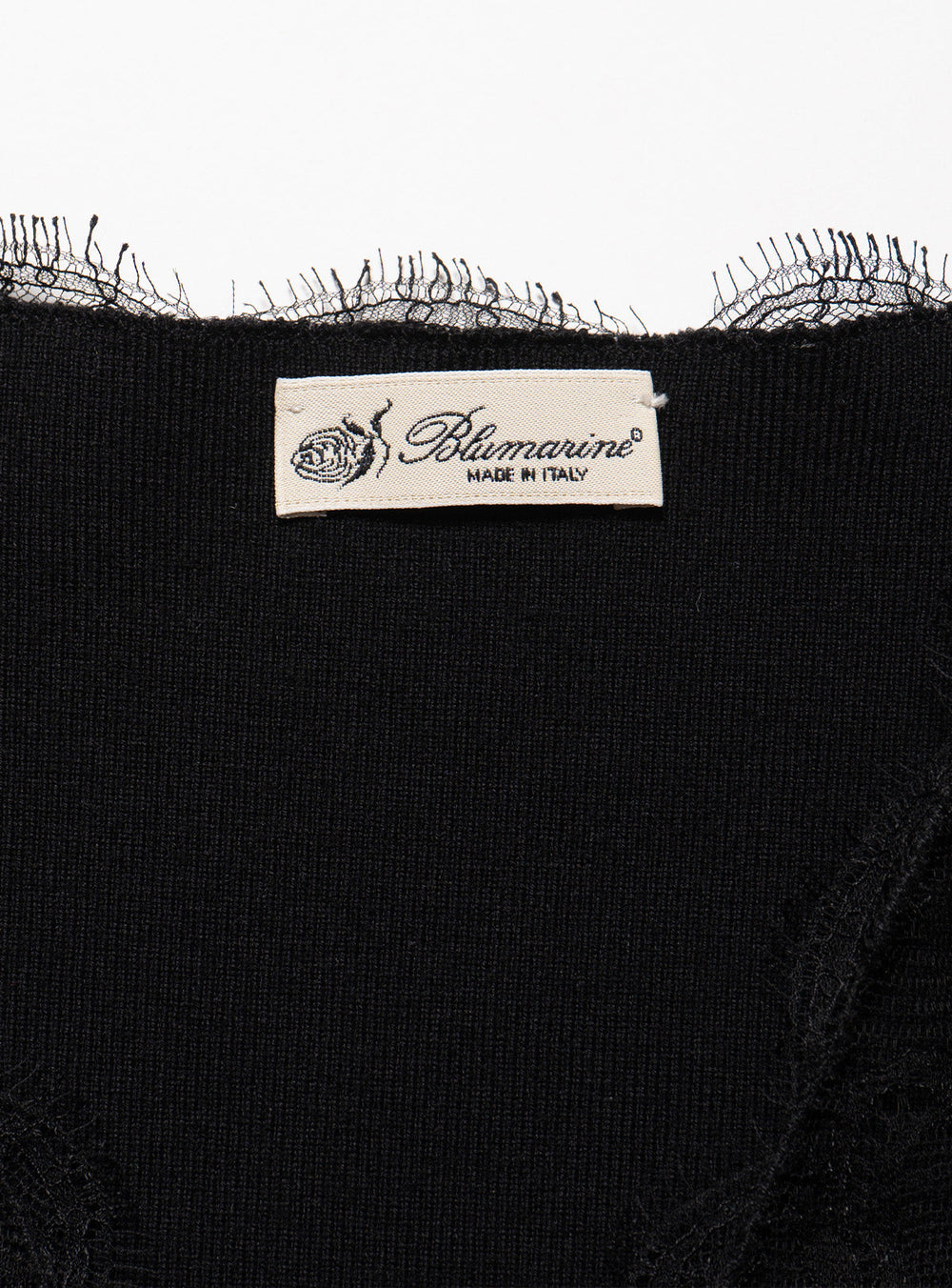 Vintage Blumarine lace Rose Sweater - Black | UNIF Clothing near me