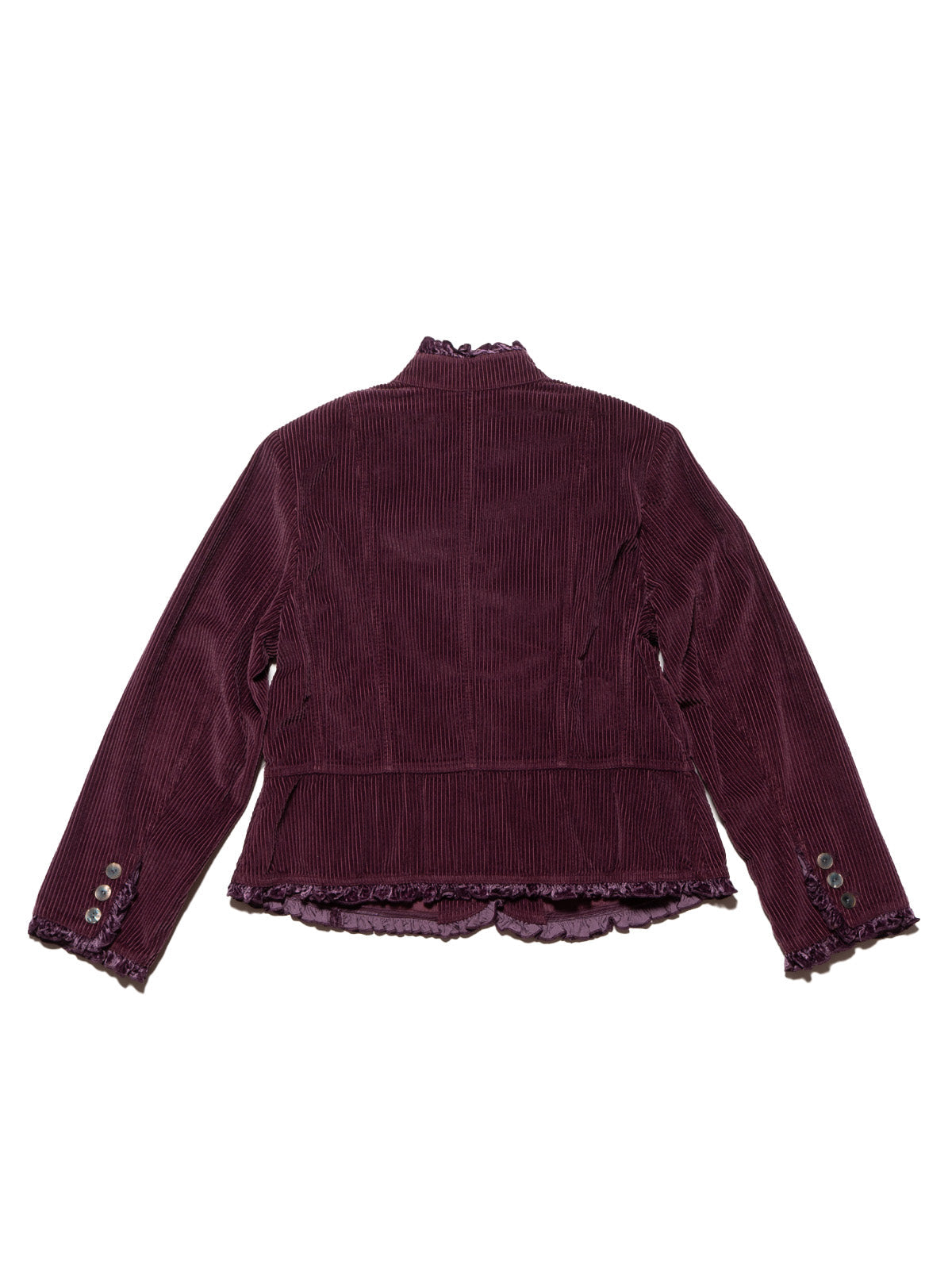 Vintage H Moser Frill Top - Purple | UNIF Clothing online