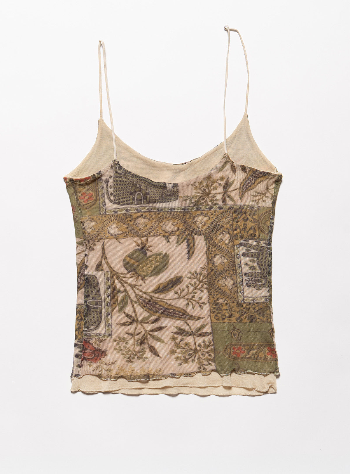 Vintage Weston Wear Mesh Print Spaghetti Tank - Multi | UNIF Clothing online shop