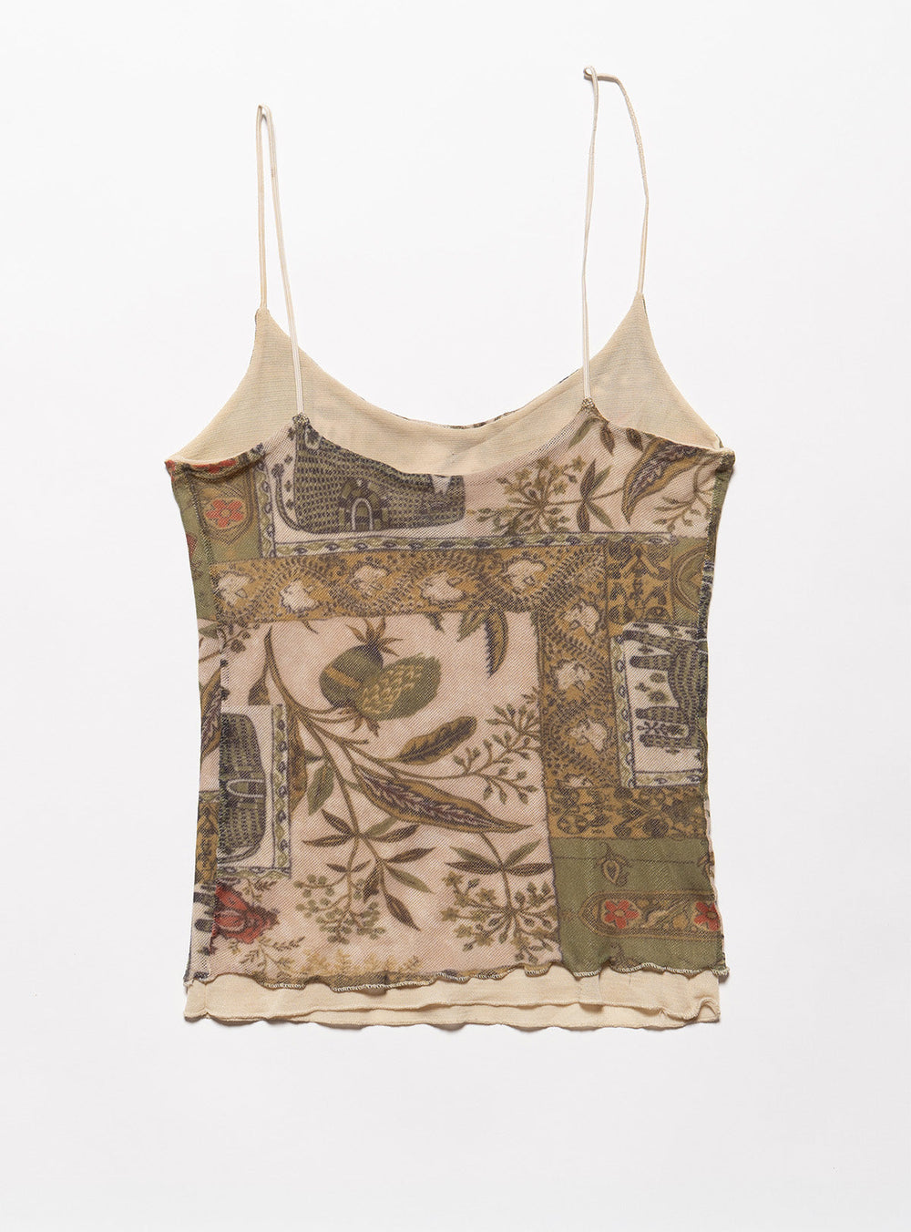 Vintage Weston Wear Mesh Print Spaghetti Tank - Multi | UNIF Clothing online shop