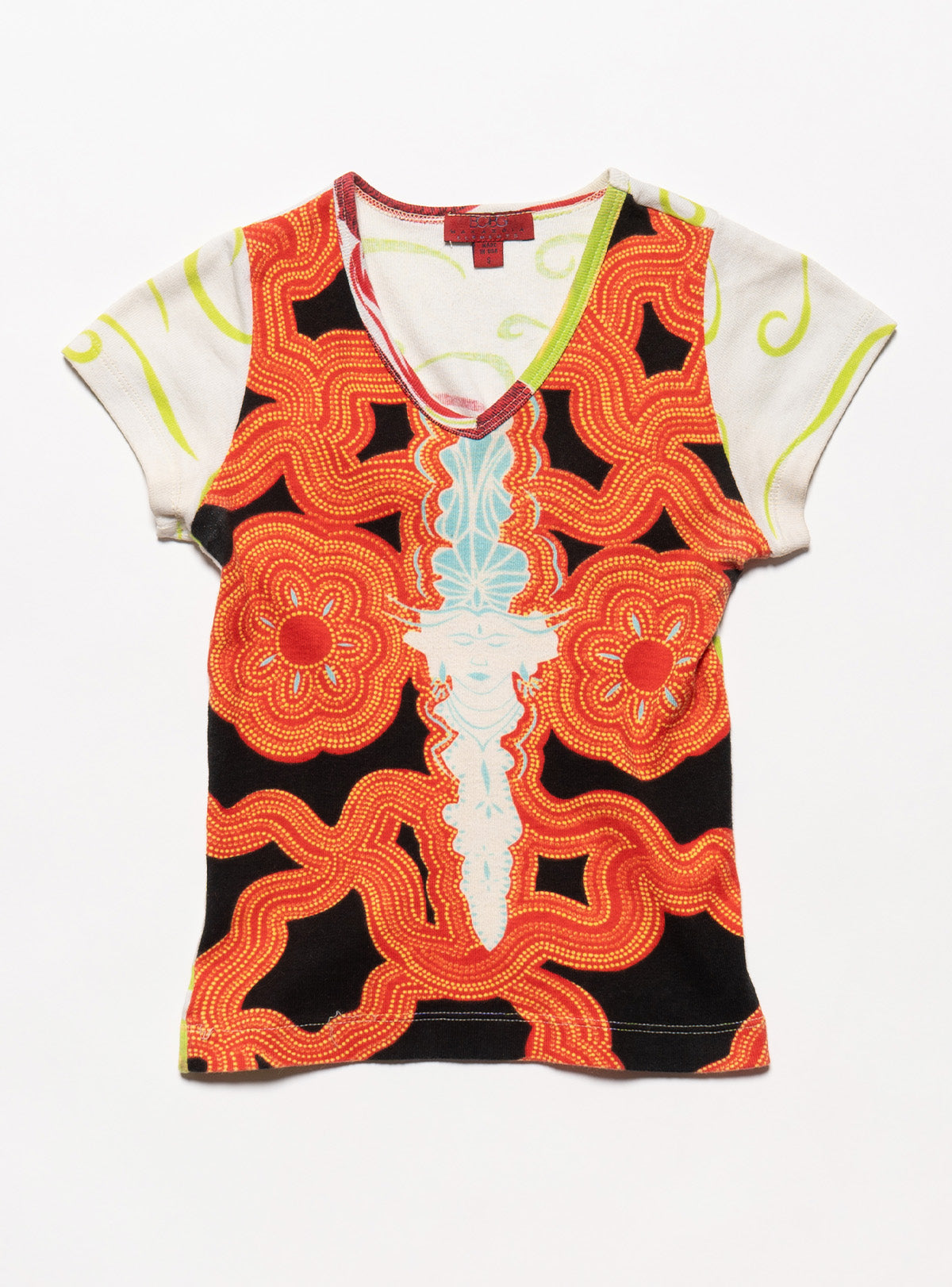 Vintage BCBG Max Azria Elements Baby Tee - Multi | UNIF Clothing discount