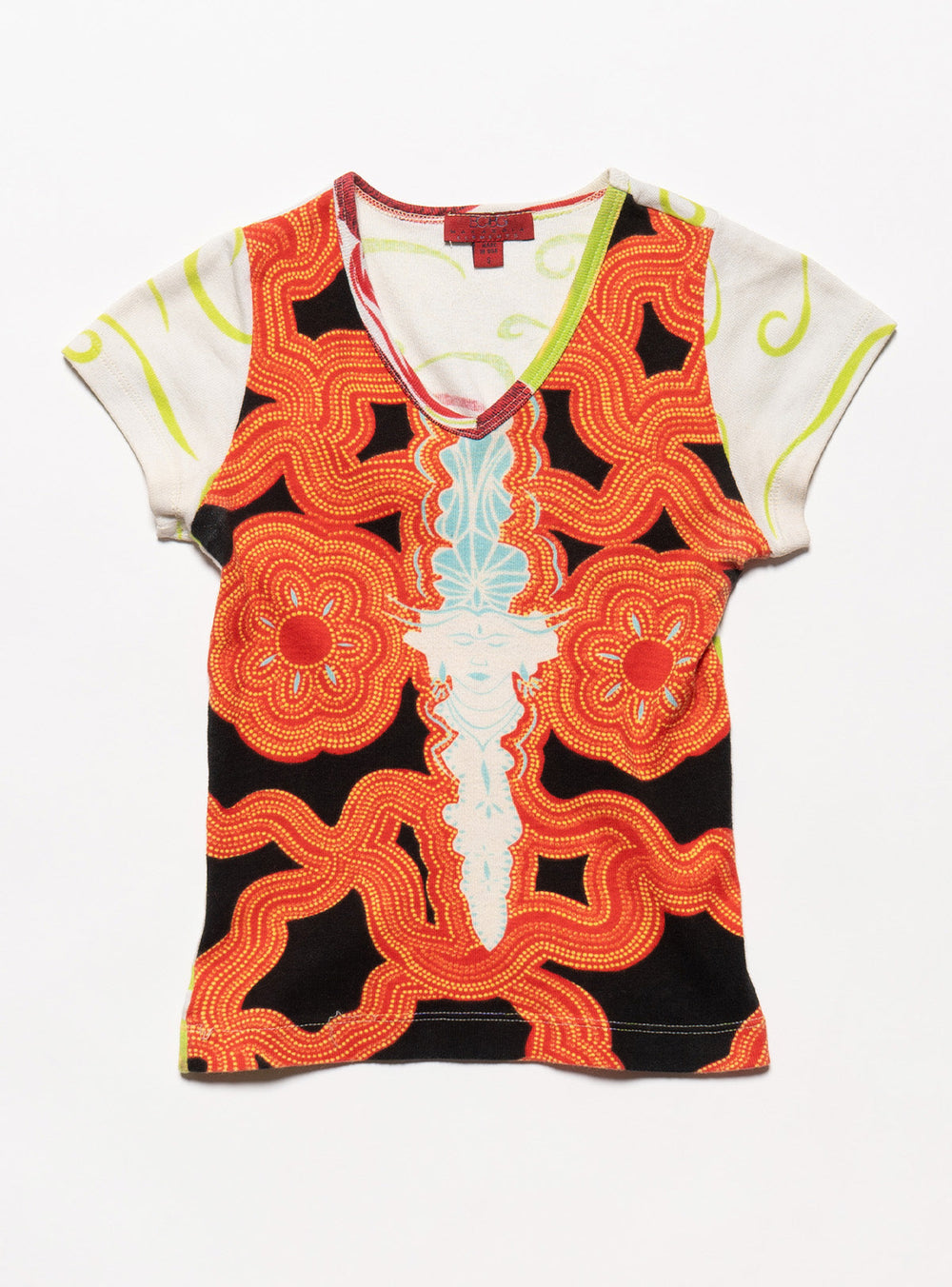 Vintage BCBG Max Azria Elements Baby Tee - Multi | UNIF Clothing discount