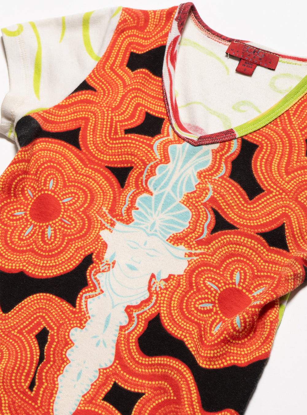 Vintage BCBG Max Azria Elements Baby Tee - Multi | UNIF Clothing discount