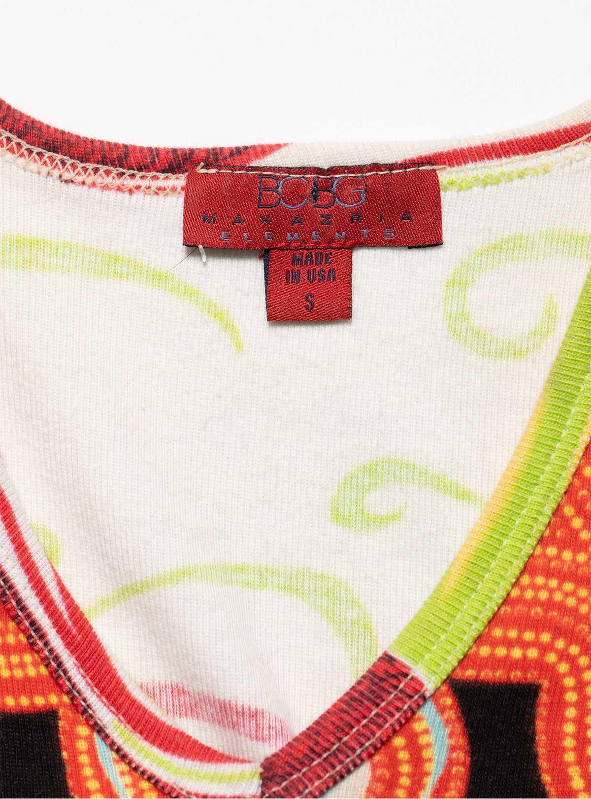Vintage BCBG Max Azria Elements Baby Tee - Multi | UNIF Clothing discount
