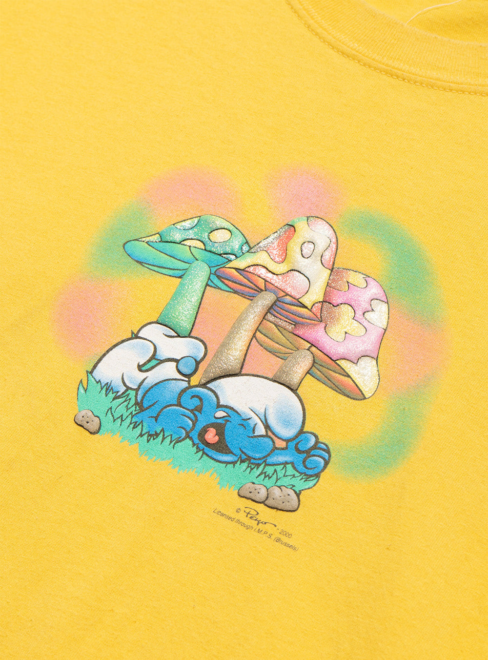 Vintage Smurf Mushroom Tee - Yellow | UNIF Clothing near me