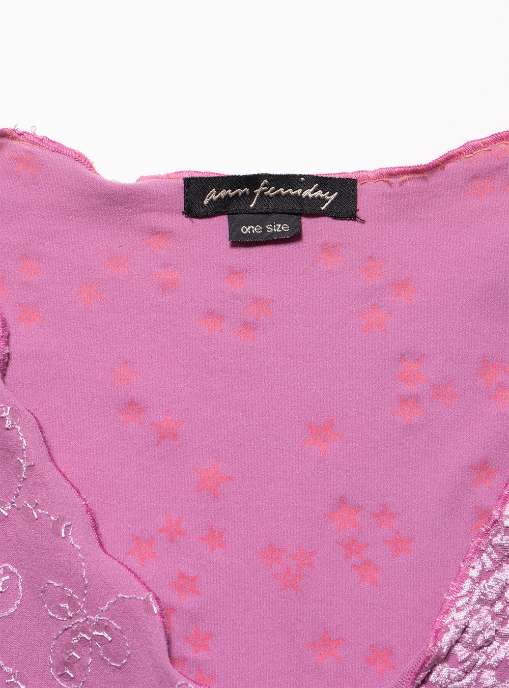 Vintage Ann Ferriday Patchwork Top - Purple / Pink | UNIF Clothing online