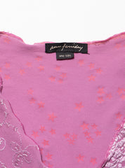 Vintage Ann Ferriday Patchwork Top - Purple / Pink | UNIF Clothing online