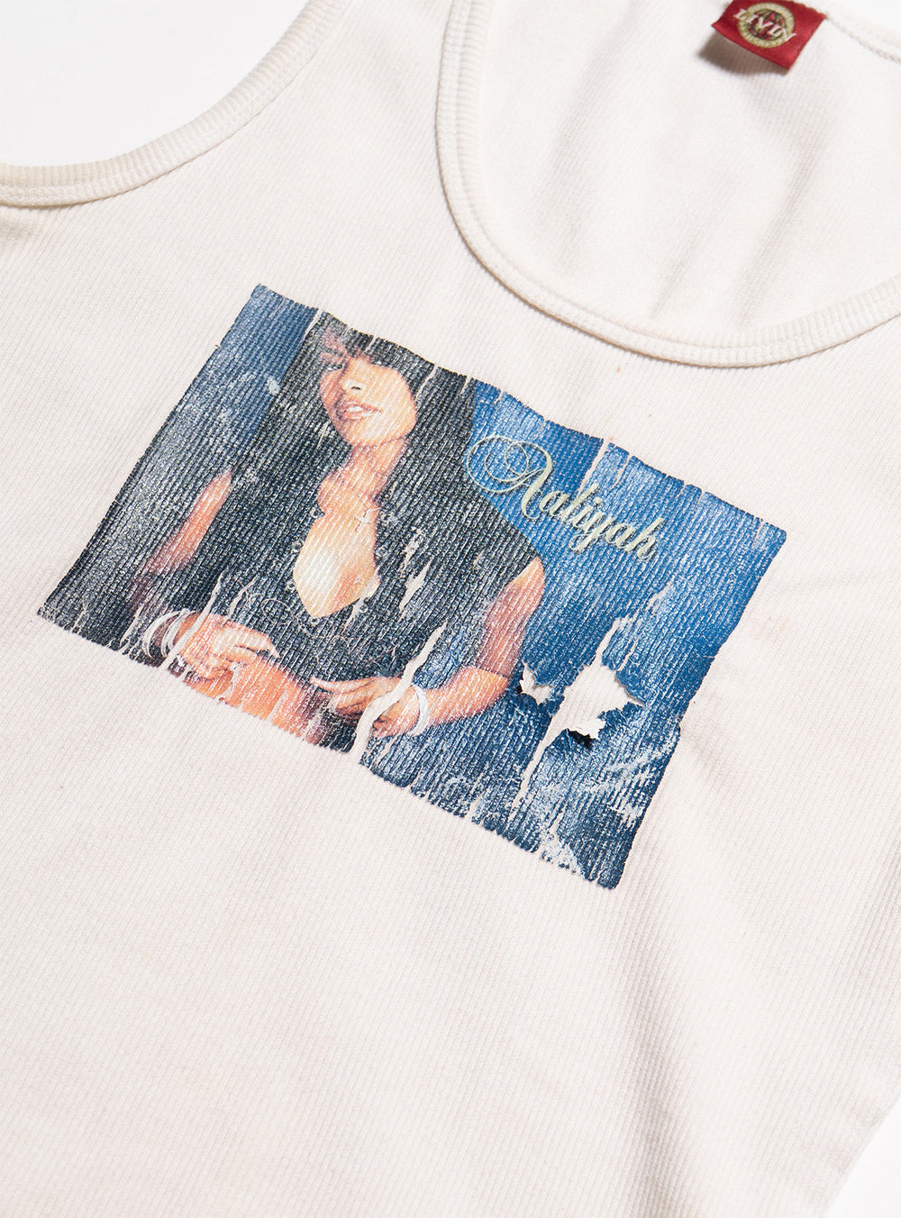 Vintage Aaliyah Tank - White | UNIF Clothing outlet