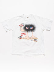 Vintage Party Animal Tee - White | UNIF Clothing on Sale