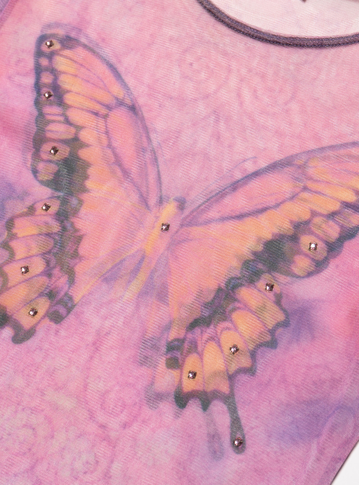 Vintage Wet Seal Butterfly Top - Pink | UNIF Clothing outlet