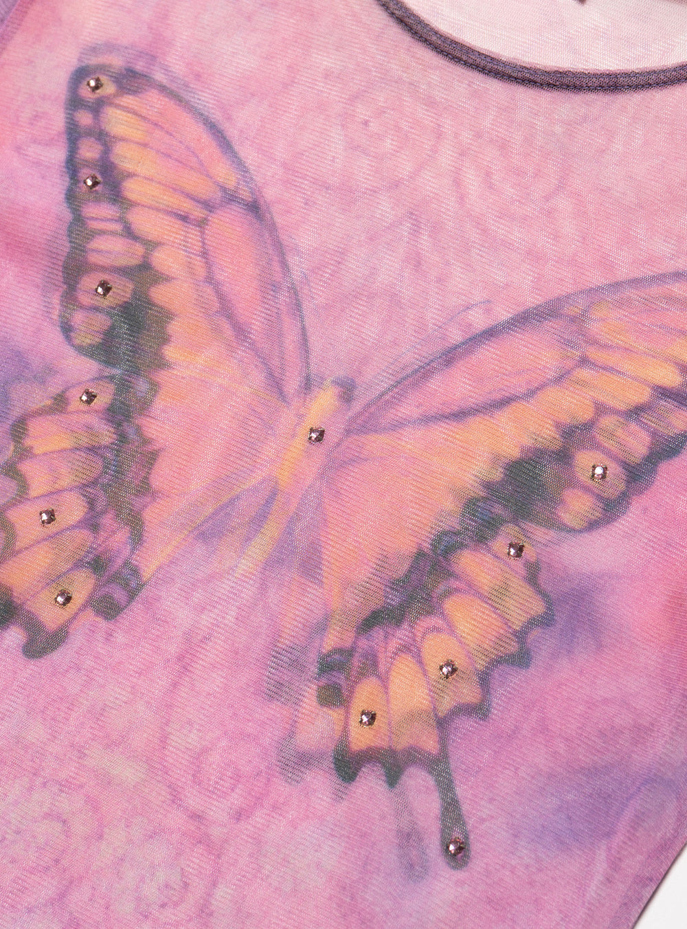 Vintage Wet Seal Butterfly Top - Pink | UNIF Clothing outlet